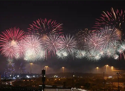 永昌县焰火晚会